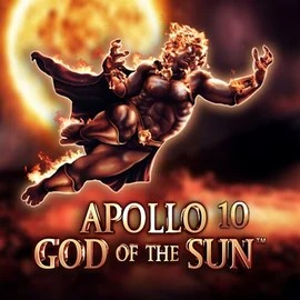 Apollo God of the Sun slot logo by Novomatic at Spinanga Casino