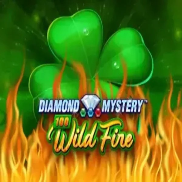 Diamond Mystery 100 Wild Fire slot visual from Greentube available on spinangacasinos-es.com