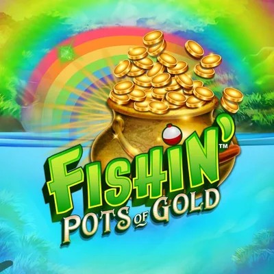 Slots logo of Fishin Pots Of Gold from Gameburger Studios at Spinanga Casino