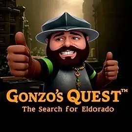 Logo of Gonzo's Quest from NetEnt at Spinanga Casino